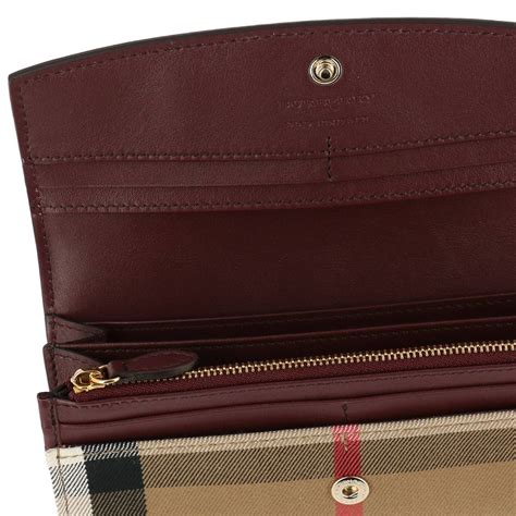 burberry wallet for woman|burberry women's wallets discount.